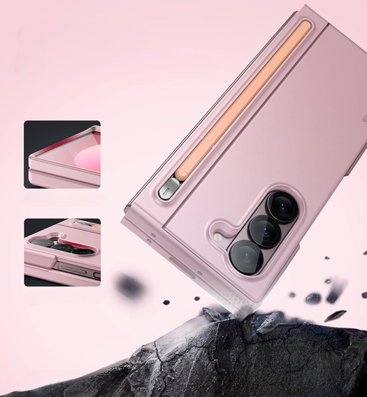 Case for Samsung Galaxy Z Fold 6, Suritch Full Body, pink