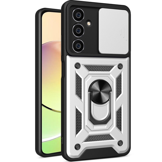 Case for Samsung Galaxy A05s, CamShield Slide, silver
