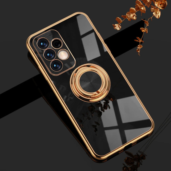 Case for Samsung Galaxy A13 4G, Electro Ring, black
