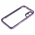 Case for iPhone 16, Magnetic Dual Glass, purple