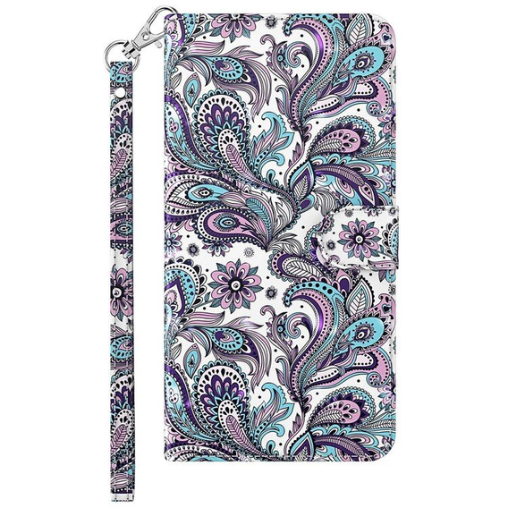 Flip case for Xiaomi Redmi 13C / Poco C65, Wallet, Flowers