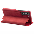 Flip case for Samsung Galaxy S22+ Plus 5G, LC.IMEEKE, red