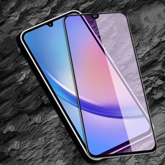 3D Tempered Glass for Samsung Galaxy A16, black frame