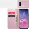 CASEME flip case for Samsung Galaxy S10+ Plus, Waxy Textupink, pink