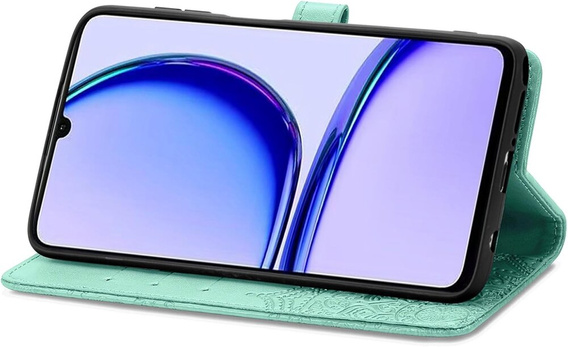 Flip case for Realme Note 50, Mandala, green