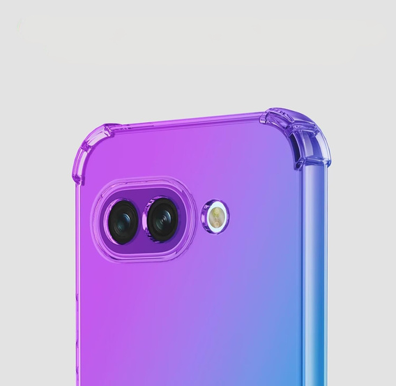 Case for Google Pixel 9A, Gradient Dropproof, Purple / blue