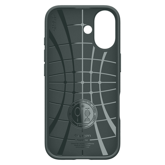 Spigen Liquid Air Case for iPhone 17, Abyss Green