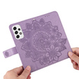 Flip case for Samsung Galaxy A53 5G, Mandala Flower, purple