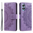 Flip case for Oppo A17, Mandala, purple