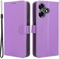 Flip case for Infinix Hot 30i, Wallet Smart Magnet, purple