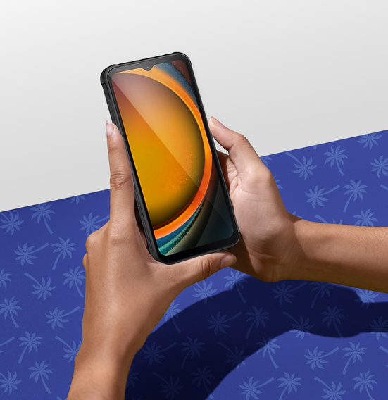 Diamond Palm Tempered Glass for Samsung Galaxy Xcover 7 Pro / 7