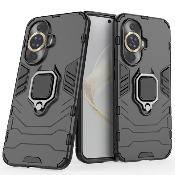 Case for Huawei Nova 11 Pro, Kickstand Ring, black