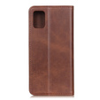 Flip case for Samsung Galaxy M51, Split Leather, brown