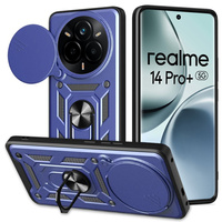 Case for Realme 14 Pro+ 5G, CamShield Slide, blue