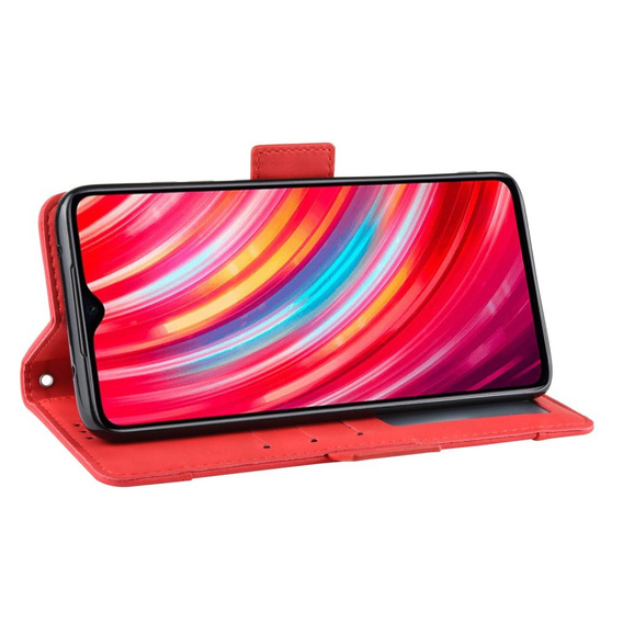 Flip case for Xiaomi Redmi Note 8 Pro, Card Slot, red