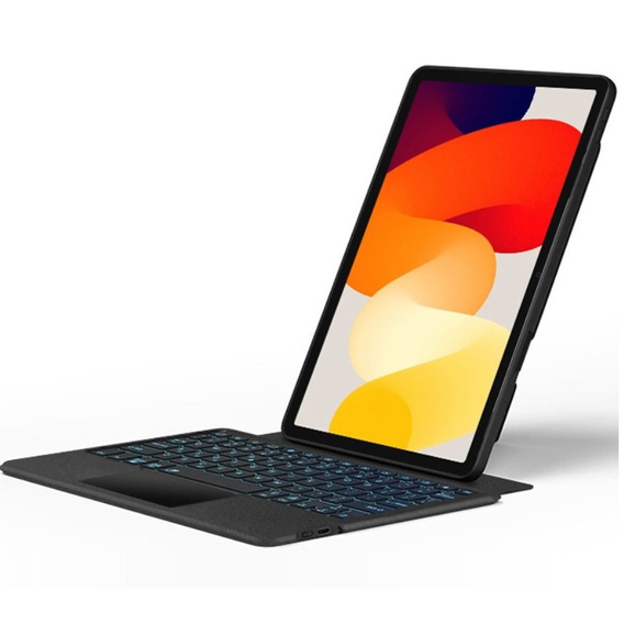 Case + keyboard Xiaomi Redmi Pad SE 11", Keyboard Touchpad, black