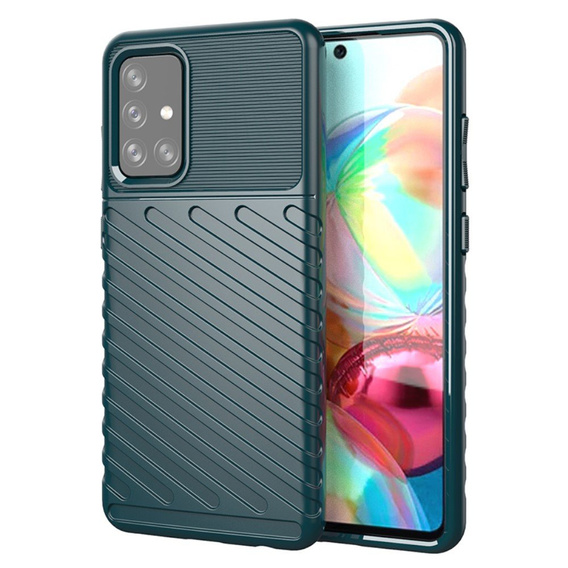Case for Samsung Galaxy A72 5G / A72 LTE, Thunder, green