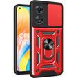 Case for Oppo A78 4G, CamShield Slide, red
