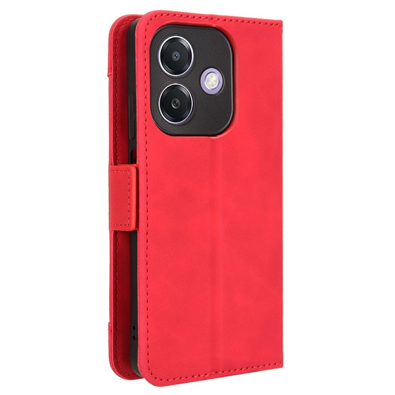 Flip case for Oppo A40 / Oppo A40m, Card Slot, red