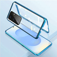 Case for Samsung Galaxy S25, Magnetic Dual Glass, blue