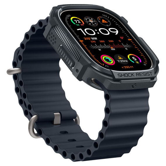 Spigen Rugged Armor Dark Grey Case for Apple Watch Ultra 1 / 2 (49 mm)