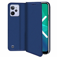 Flip case for Realme C31, Wallet Smart Magnet, blue