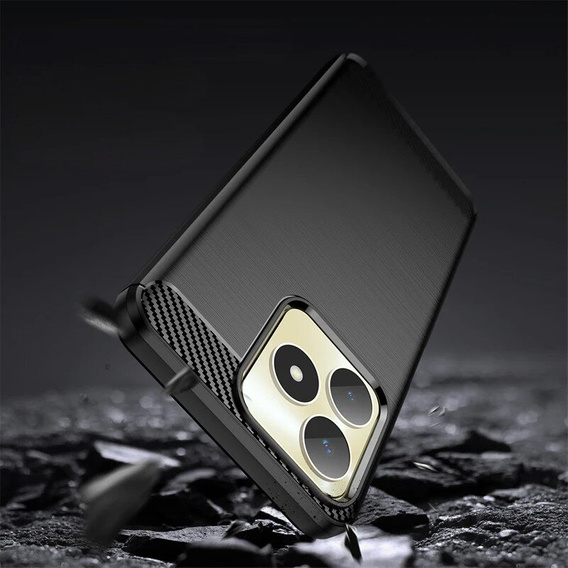 Case for Realme Note 50, Carbon, black