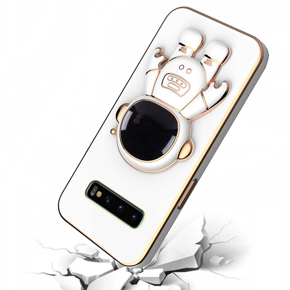 Case for Samsung Galaxy S10, Astronaut, white