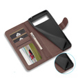 Flip case for Google Pixel 8A, LC.IMEEKE, brown