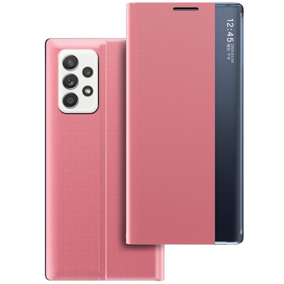 Flap case for Samsung Galaxy A32 5G, Side View, pink