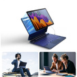 Keyboard case for Samsung Galaxy Tab S10 Lite / S10 FE / S9 FE / S9, Dexnor Magnetic Keyboard Touchpad, blue