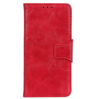 Flip case for Asus Zenfone Max M2 ZB633, Leather Flexi Book, red