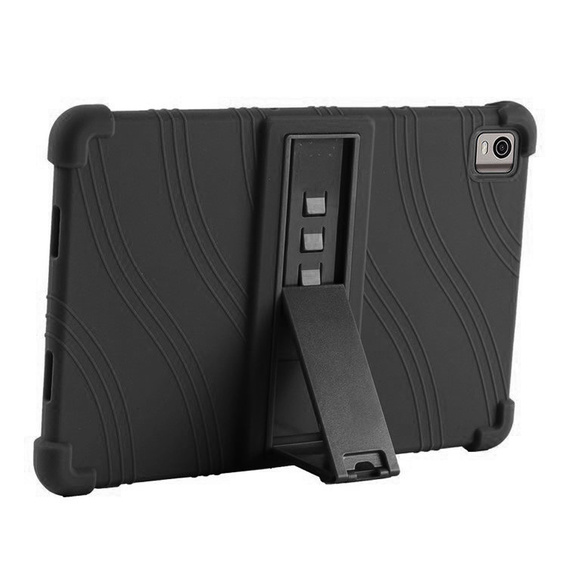 Silicone case for Nokia T21, Impact, armor, black
