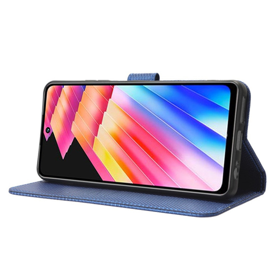 Flip case for Infinix Hot 30i, Wallet Smart Magnet, blue