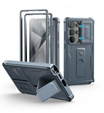 Armored case for Samsung Galaxy S25 Ultra, Dexnor Full Body (Two Frames), dark blue