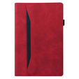 Case for Xiaomi Redmi Pad SE 8.7, Classic, with space for stylus, red