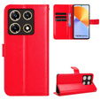 Flip case for Infinix Note 30 Pro 4G, Crazy Horse Wallet, red