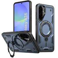 Case for Samsung Galaxy A36, Military MagSafe, blue