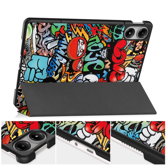 Case for Xiaomi Redmi Pad Pro / Xiaomi Poco Pad, Smartcase, graffiti