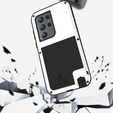 Love Mei Case for Samsung Galaxy S23 Ultra, armored without glass, white