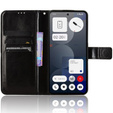 Flip case for Nothing Phone 3A Pro, Crazy Horse Wallet, black