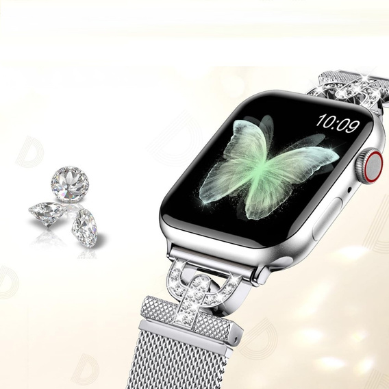 Milanese bracelet for Apple Watch 1/2/3/4/5/6/7/8/SE (38/40/41 MM) - Black