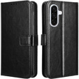 Flip case for Samsung Galaxy A56, Crazy Horse Wallet, black