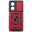 Case for Oppo A58 4G, CamShield Slide, red