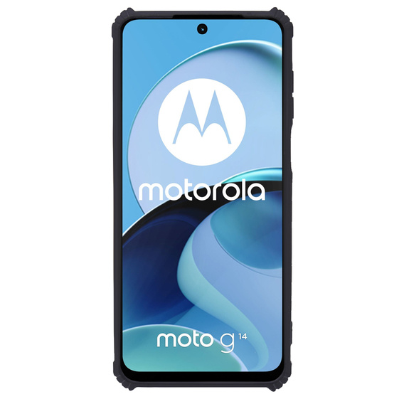 Case for Motorola Moto G14, AntiDrop Hybrid, black
