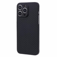 Case for iPhone 15 Pro Max, Aramid Fiber Cover, black