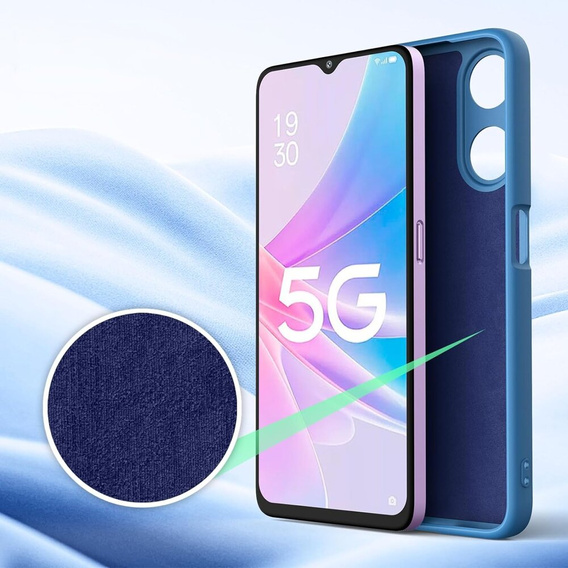 Case for Oppo A38 4G / Oppo A18 4G, Silicone Lite, blue