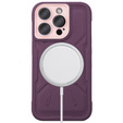 Case for iPhone 15 Pro Max, ERBORD Armor Mag, maroon