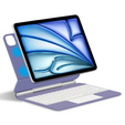Keyboard Case for iPad Air 13" 2024, Magnetic Keyboard Touchpad, purple