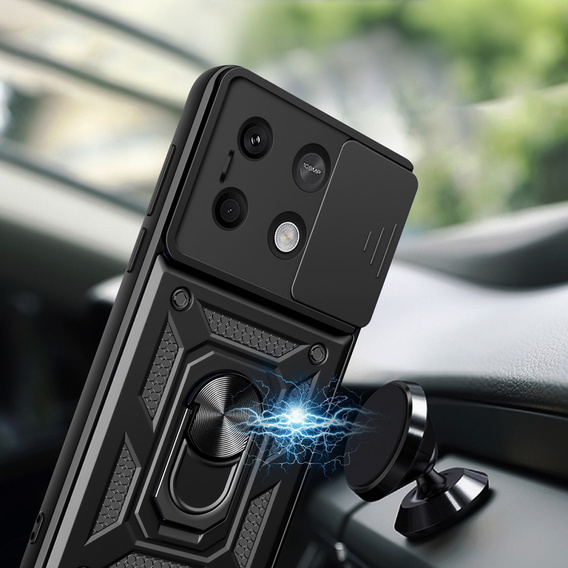 Case for Xiaomi Redmi Note 13 5G, CamShield Slide, black